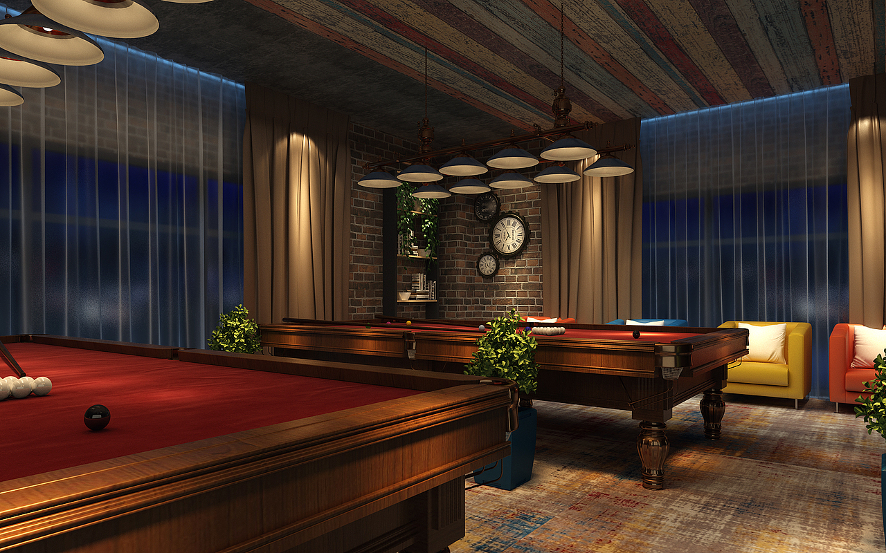 工业风格--网吧