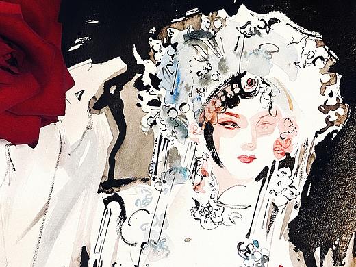  水墨画梨园 | 电视剧《鬓边不是海棠红》