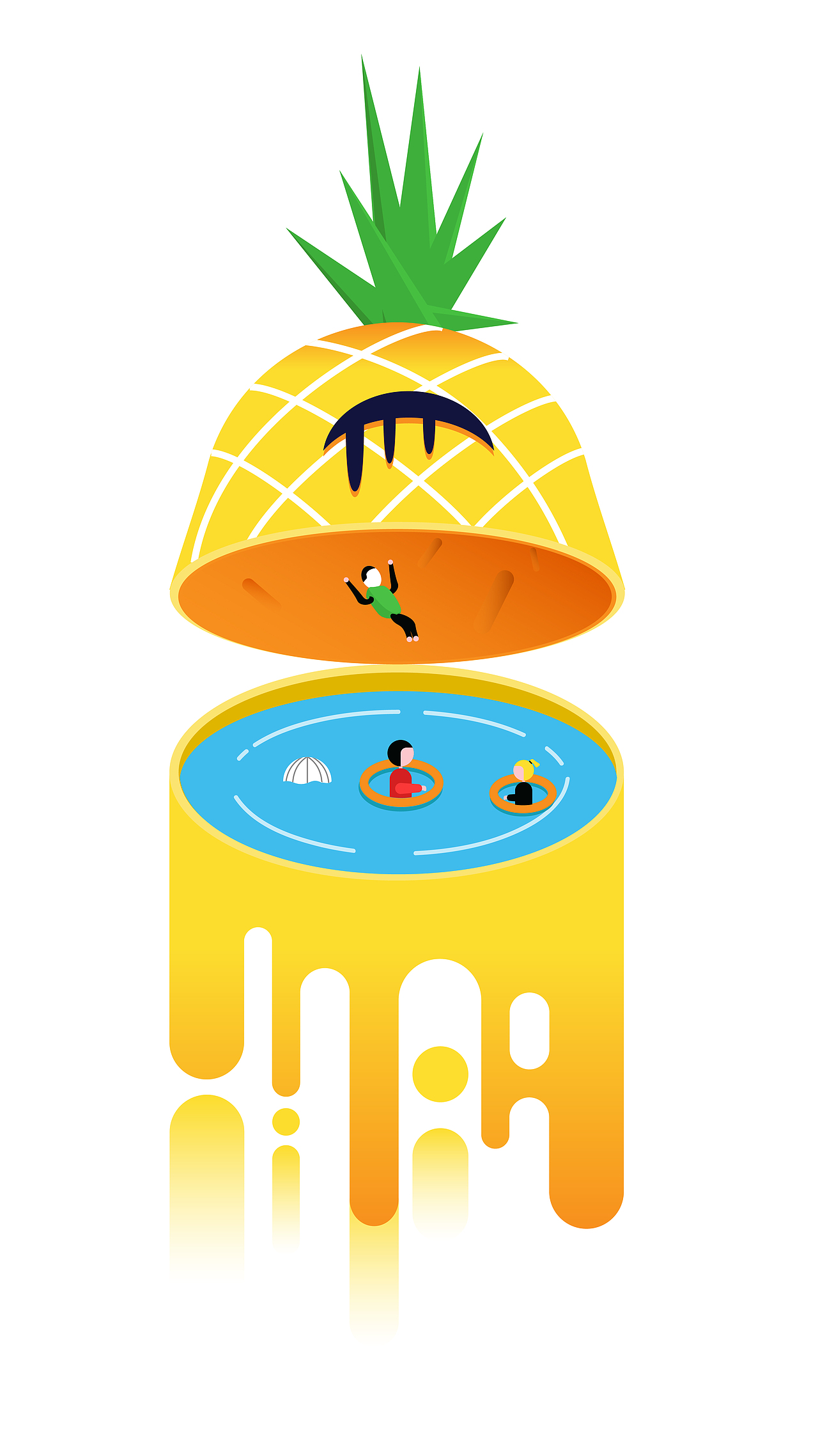 菠萝季（图ZNjk4NzY5Njg=） - 创作习作 - 站酷设计师L_Stephanie原创素材 - 站酷ZCOOL