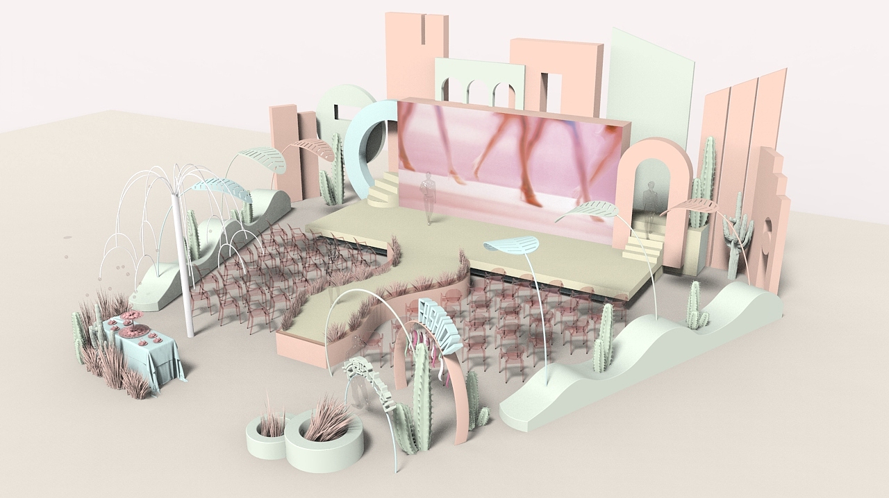 西班牙红墙La Muralla Roja舞台设计