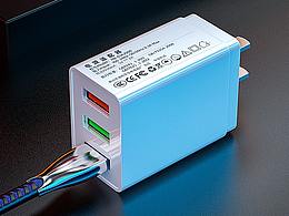 2021年2月份三口充电头渲染合集