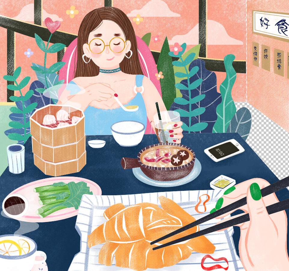 日常（图ZODMzMzYxOTY=） - 商业插画 - 站酷设计师菜头lst原创素材 - 站酷ZCOOL