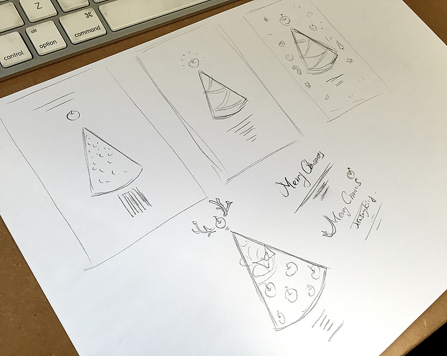 一个圣诞节海报的小创意（图ZMzg5NTMzNTI=） - 海报 - 站酷设计师猪仙森原创素材 - 站酷ZCOOL