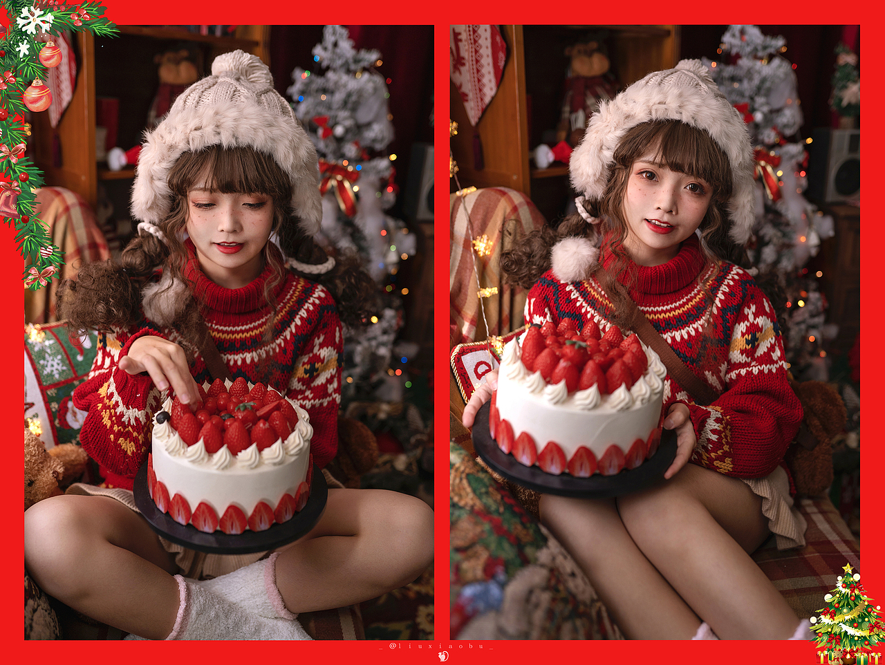 圣诞🎄（图ZMTkwNjYxNDUy） - 人像摄影 - 站酷设计师刘筱布原创素材 - 站酷ZCOOL