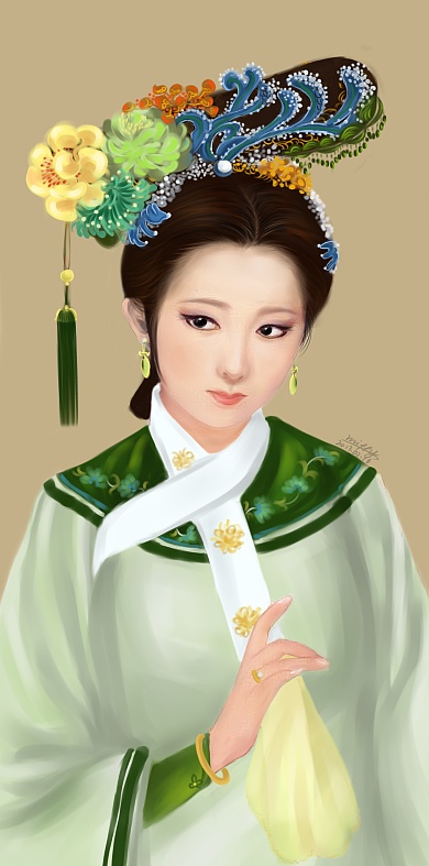 清宫装版林妹妹