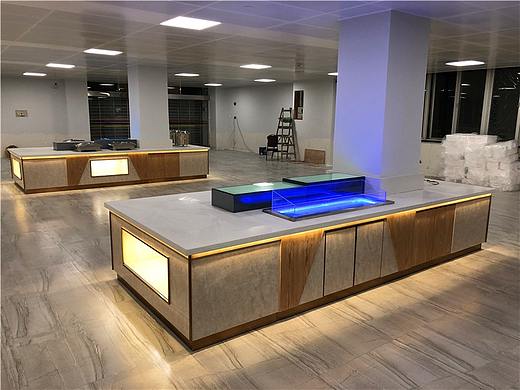 酒店自助餐台，石材布菲台 组合大理石自助餐台