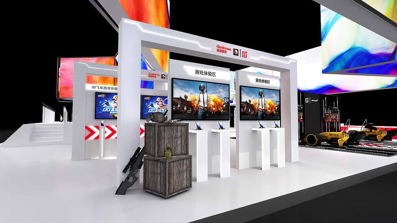 ONEPLUS——1+手机@CHINAJOY(图ZMjgwMDU3MTI4) - 展陈设计 - 站酷设计师bj007here原创素材 - 站酷ZCOOL