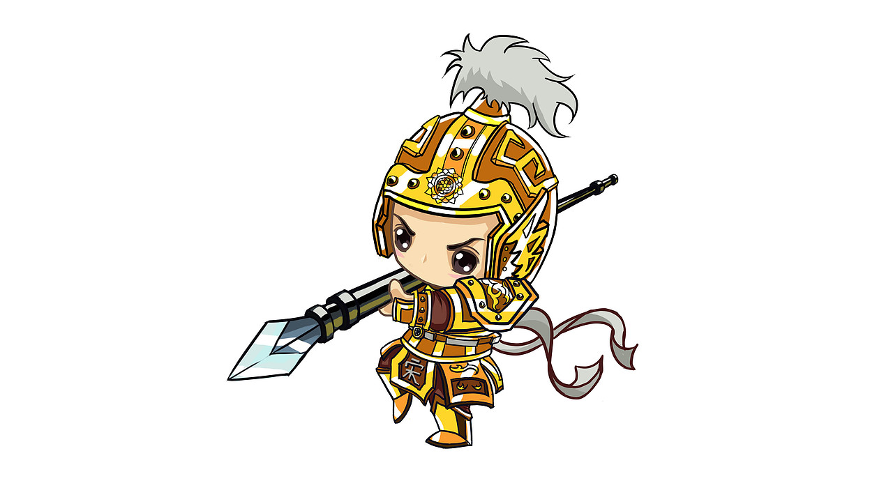 几年前杨家将ip的一些练习稿草图