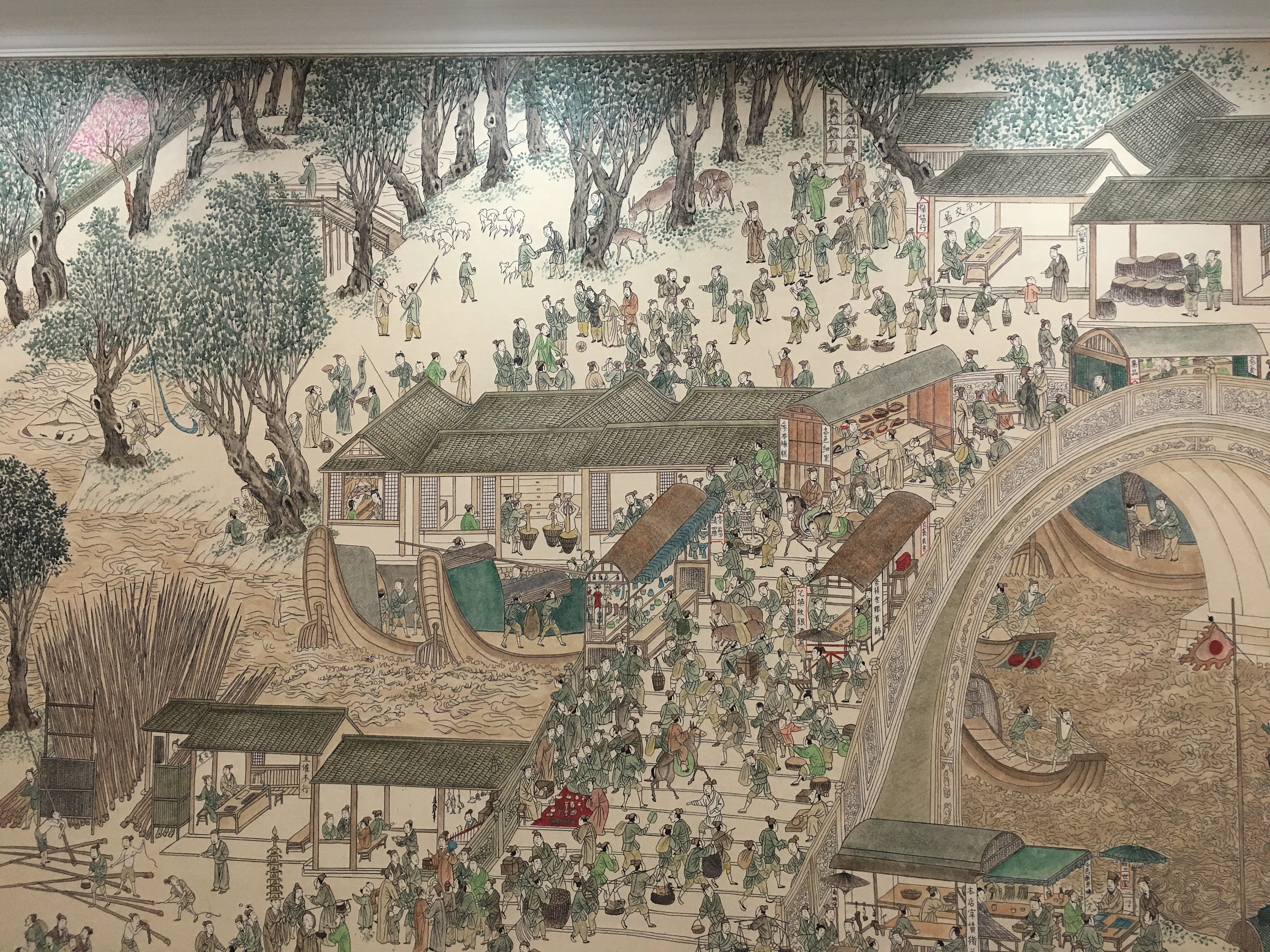 清明上河图墙绘