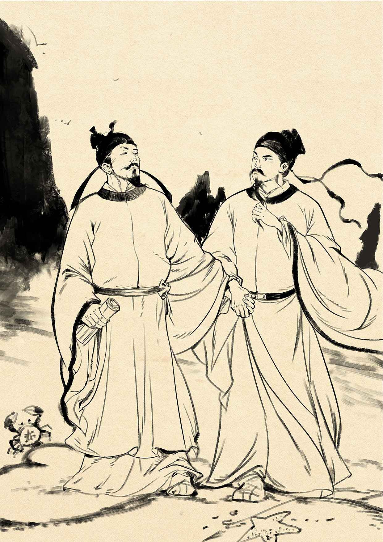 《历史的荷尔蒙2》插画系列（图ZMTYxNTQ2Njky） - 商业插画 - 站酷设计师董绍华原创素材 - 站酷ZCOOL