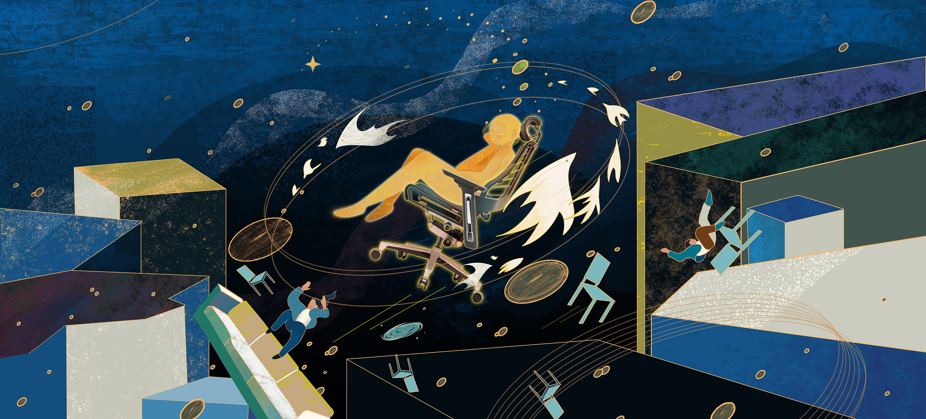 拒绝纷扰,独立思考/mxry/|插画|商业插画|喵星仁芽 - 原创作品 - 站酷