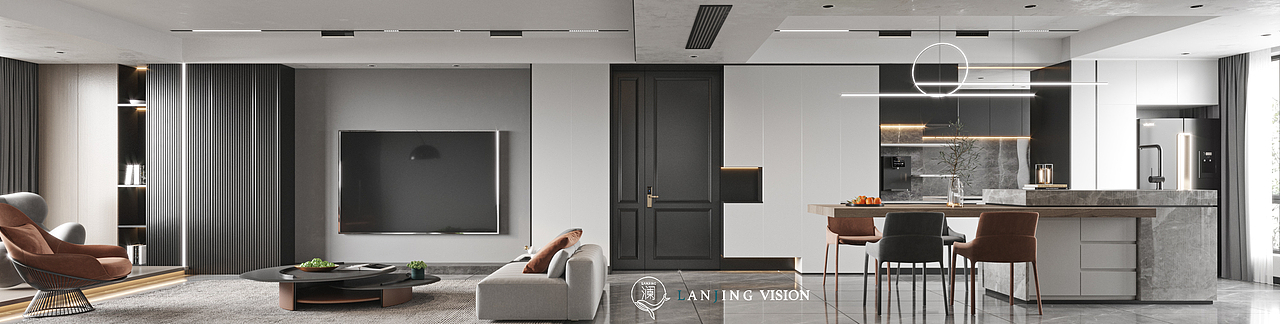 黑白灰—LAN JING VISION（图ZMjc4MjQ3ODE2） - 家装设计 - 站酷设计师Z37502634原创素材 - 站酷ZCOOL