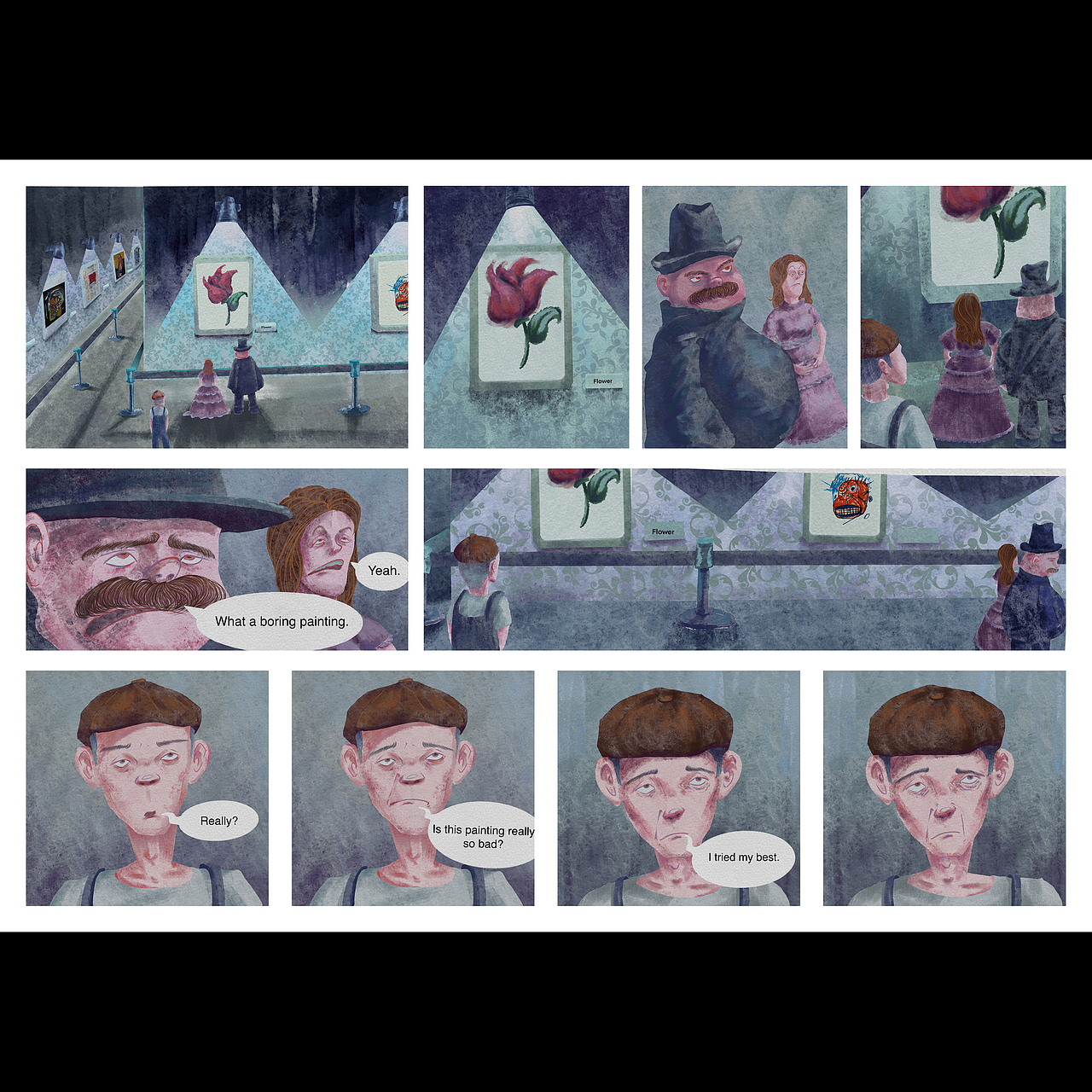 绘本漫画《Artist》（图ZMzUzOTgzNTU2） - 绘本 - 站酷设计师何雨瞳Leo原创素材 - 站酷ZCOOL