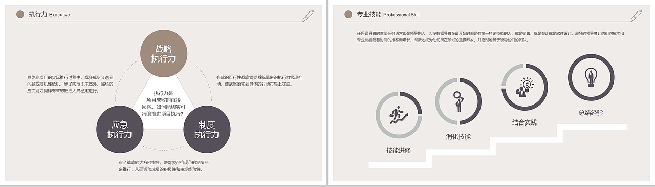 时尚欧美风个人简历PPT模板