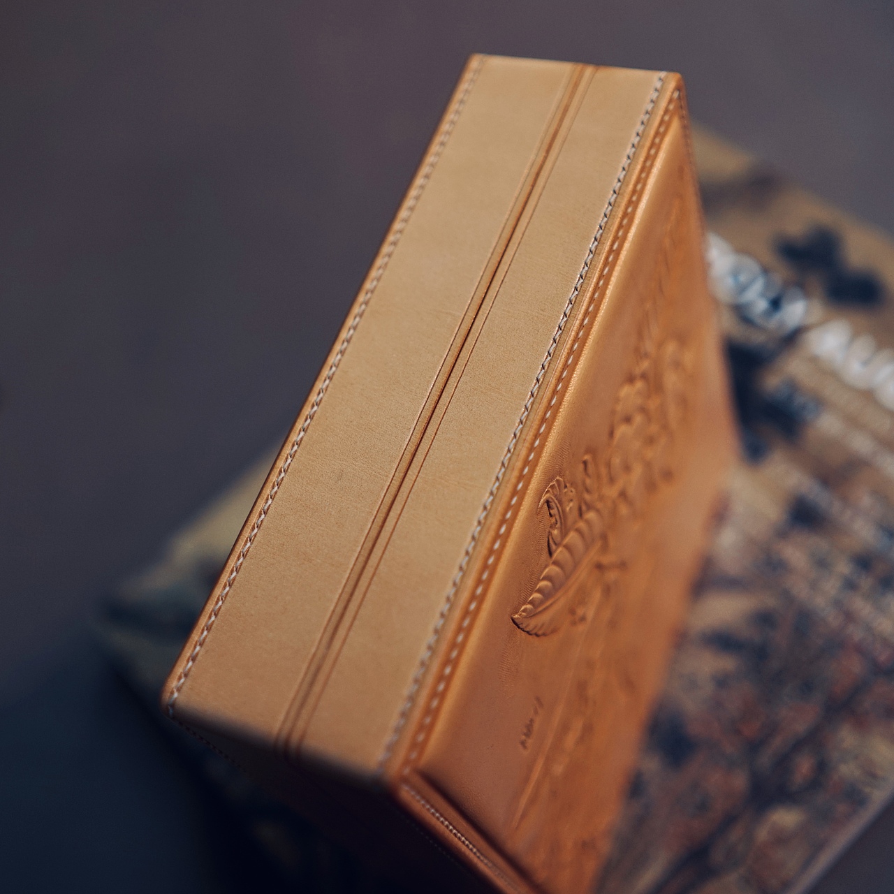 花鸟小品皮雕盒子（图ZMTQ5NDcyMDQ0） - 工艺品设计 - 站酷设计师大尹出品原创素材 - 站酷ZCOOL