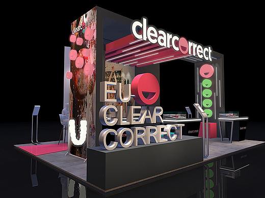展会展览展厅路演美陈舞美设计3D效果图