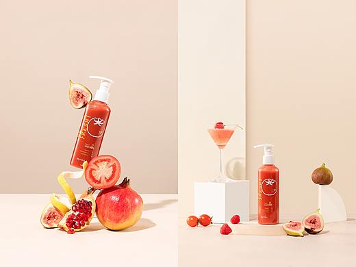 温润净颜果蔬泡泡洁面啫喱（个人主页-ZNTAyMTMwODg=） - 产品摄影 - 站酷设计师ADZTIME原创素材 - 站酷ZCOOL