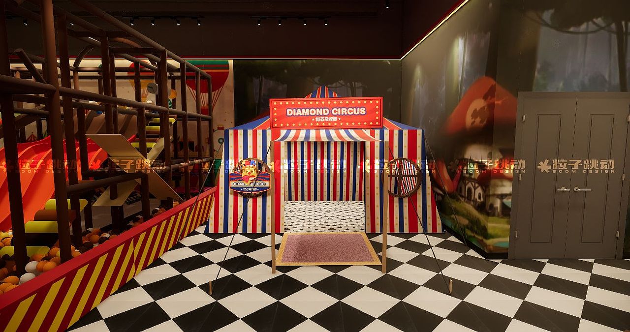 粒子原创空间·鲁比猴钻石马戏团长沙宜家店（图ZMzY0MDAyMTk2） - 商业空间设计 - 站酷设计师粒子跳动商业空间原创素材 - 站酷ZCOOL
