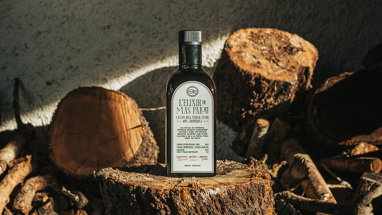 Mas Palou有机农场橄榄油包装设计