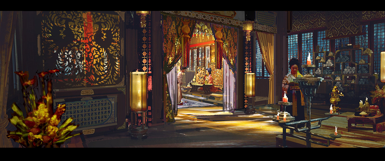 上部戏的一些场景设计图