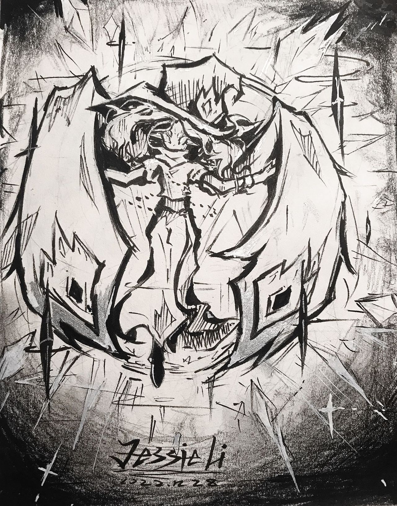 2022人物设计黑白篇