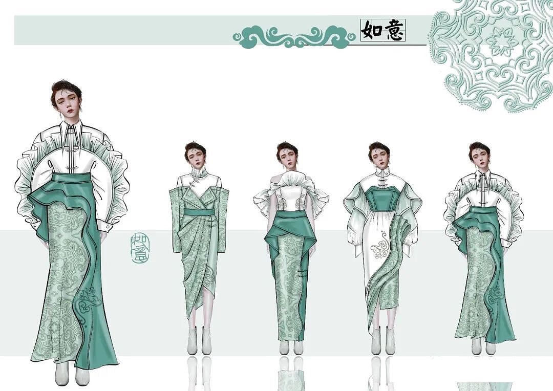 2022 中华杯太酷大学生毕业服装设计大赛入围图效果图(图ZMzYwNjM4MzA0) - 休闲/流行服饰 - 站酷设计师拾年服装工作室原创素材 - 站酷ZCOOL