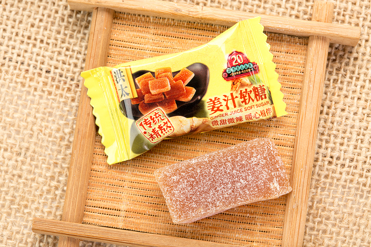 洪太20年姜茶老品牌洪太姜汁软糖