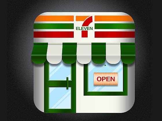 7-11便利店图标|ui|图标|jillwang1250 - 原创作品 - 站酷 (zcool)