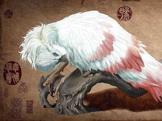 《白凤》步骤详解（个人主页-ZNDc5MTEwMzY=） - 游戏原画 - 站酷设计师苏木J原创素材 - 站酷ZCOOL