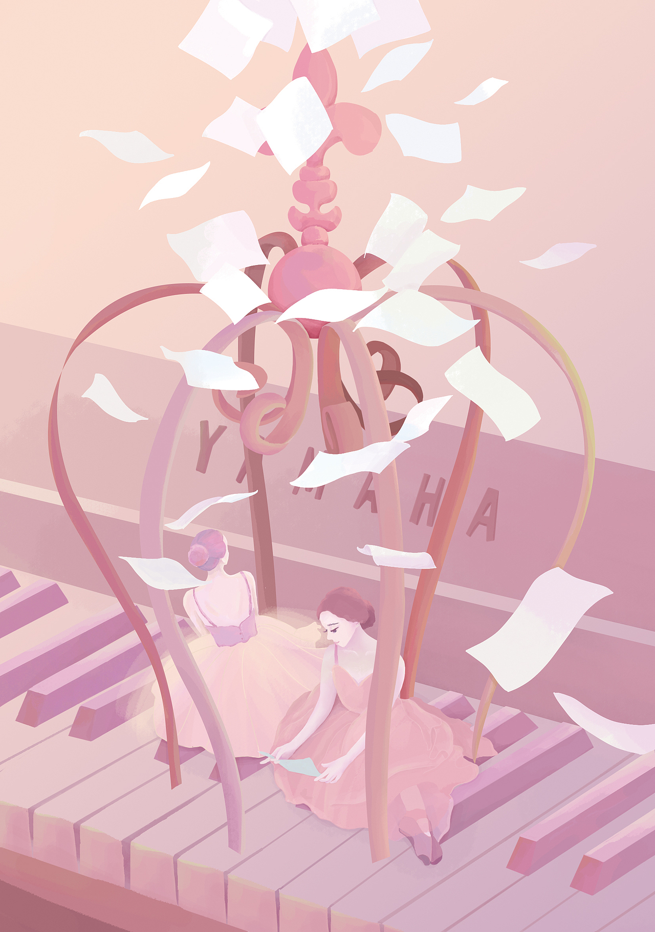 八月的画（图ZMjY1OTI5MDY0） - 商业插画 - 站酷设计师馥芮诗原创素材 - 站酷ZCOOL