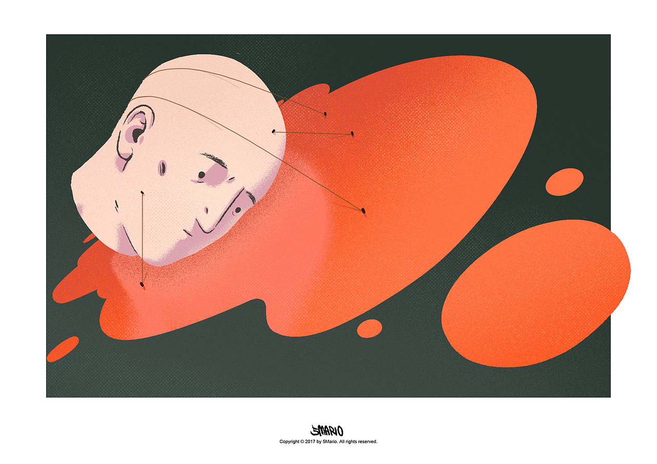 孤独患者系列（图ZNzQyOTU5NTY=） - 创作习作 - 站酷设计师奶油菌原创素材 - 站酷ZCOOL