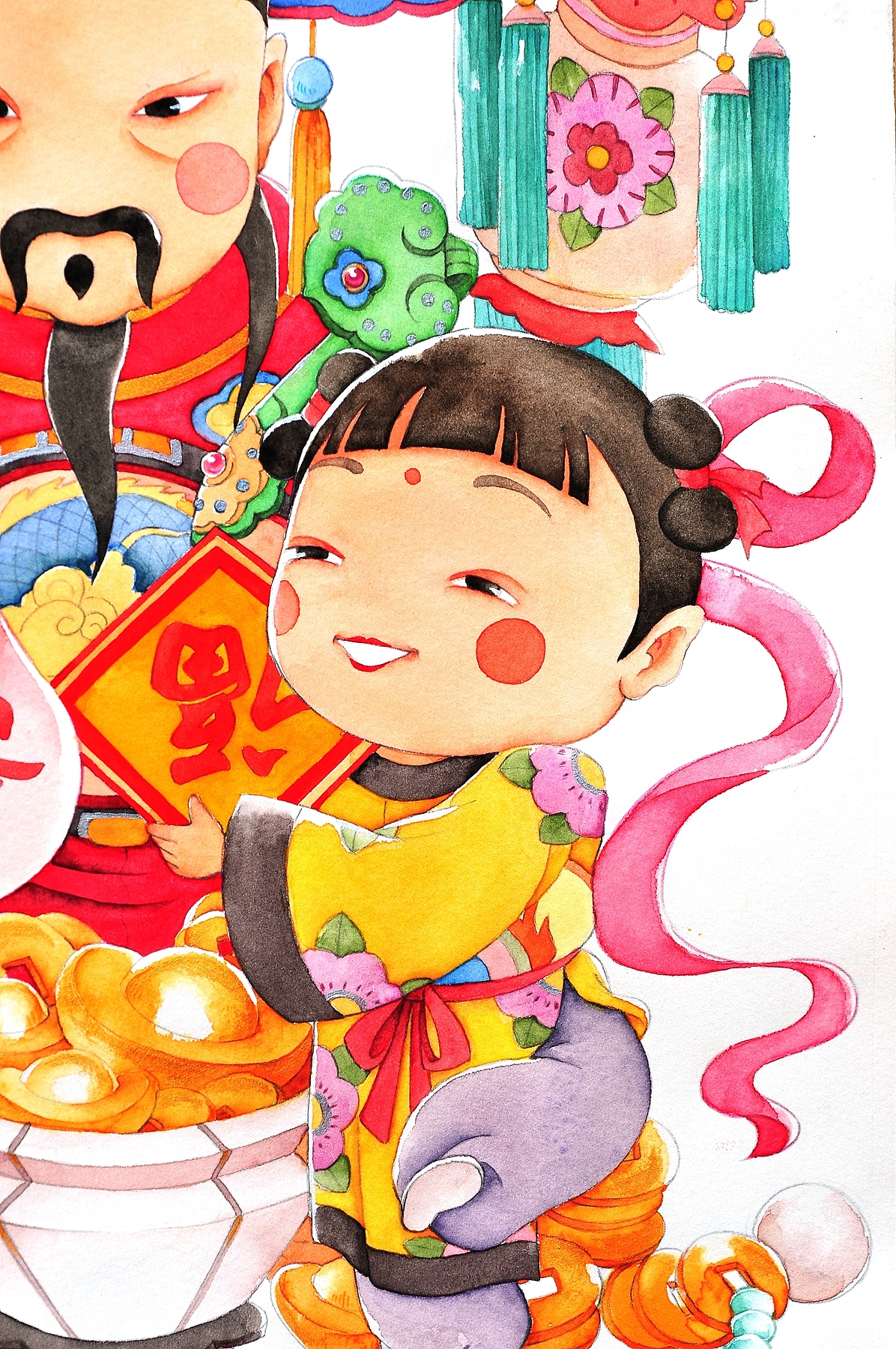 年 俗（图ZNjkzNTI2NDg=） - 创作习作 - 站酷设计师爱做梦的猫原创素材 - 站酷ZCOOL