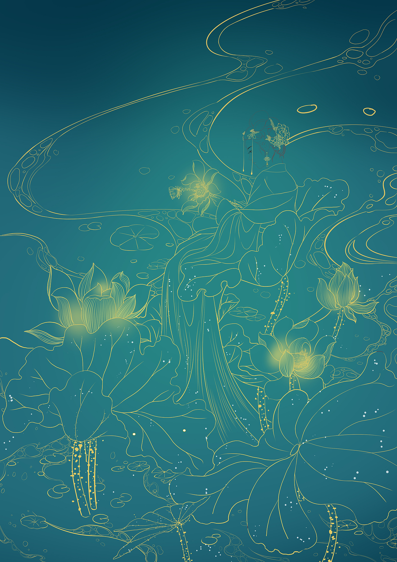 芙蓉池作（圖ZMjQ3Nzc1MDA4） - 商業(yè)插畫 - 站酷設(shè)計師Ruoga壴加原創(chuàng)素材 - 站酷ZCOOL