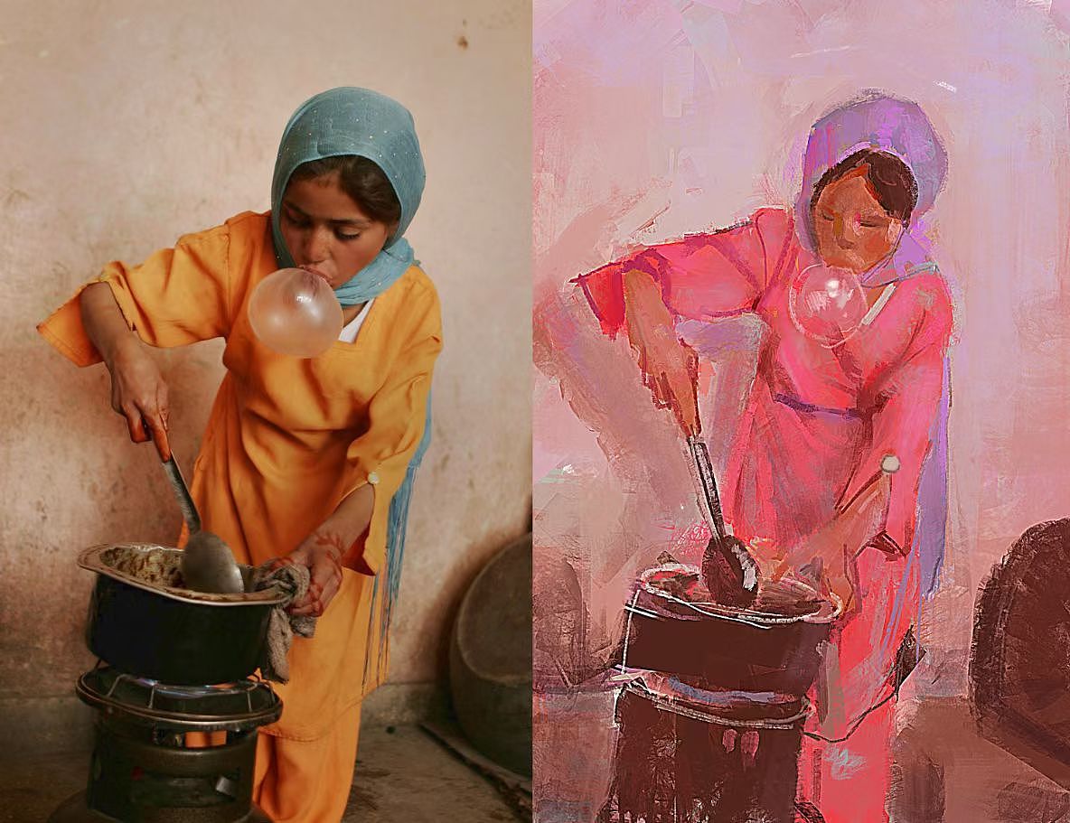 分享一下最近的一些速涂主观色构成研究。