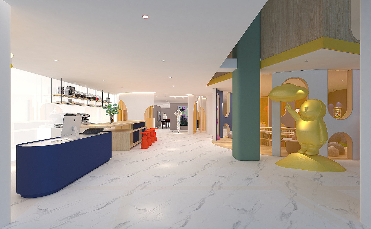 合肥教育机构装修早教中心装修设计,我要独特的爱