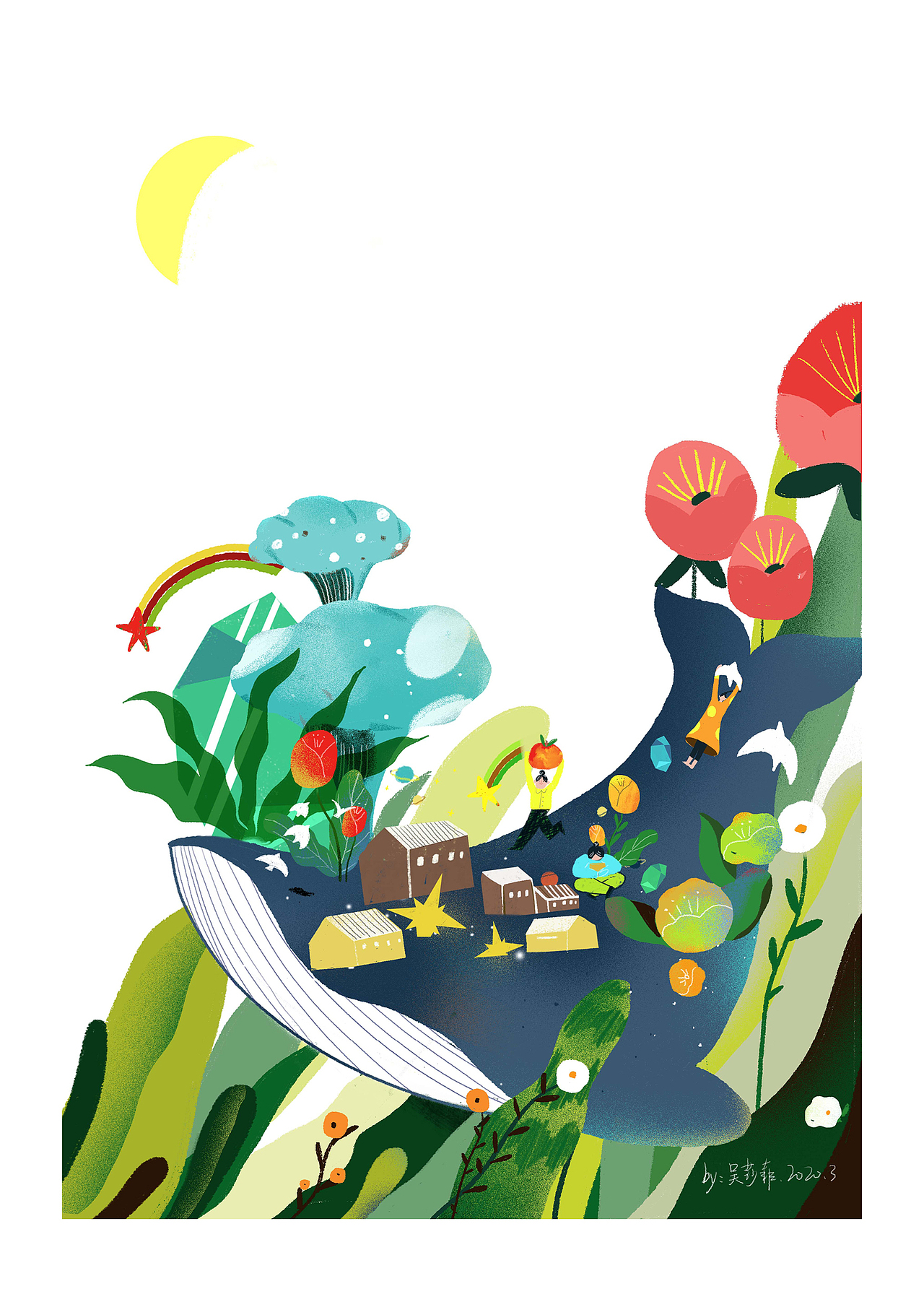 三个小人的异想世界（图ZMjA0Nzc5MDYw） - 创作习作 - 站酷设计师夏梧夏梧原创素材 - 站酷ZCOOL