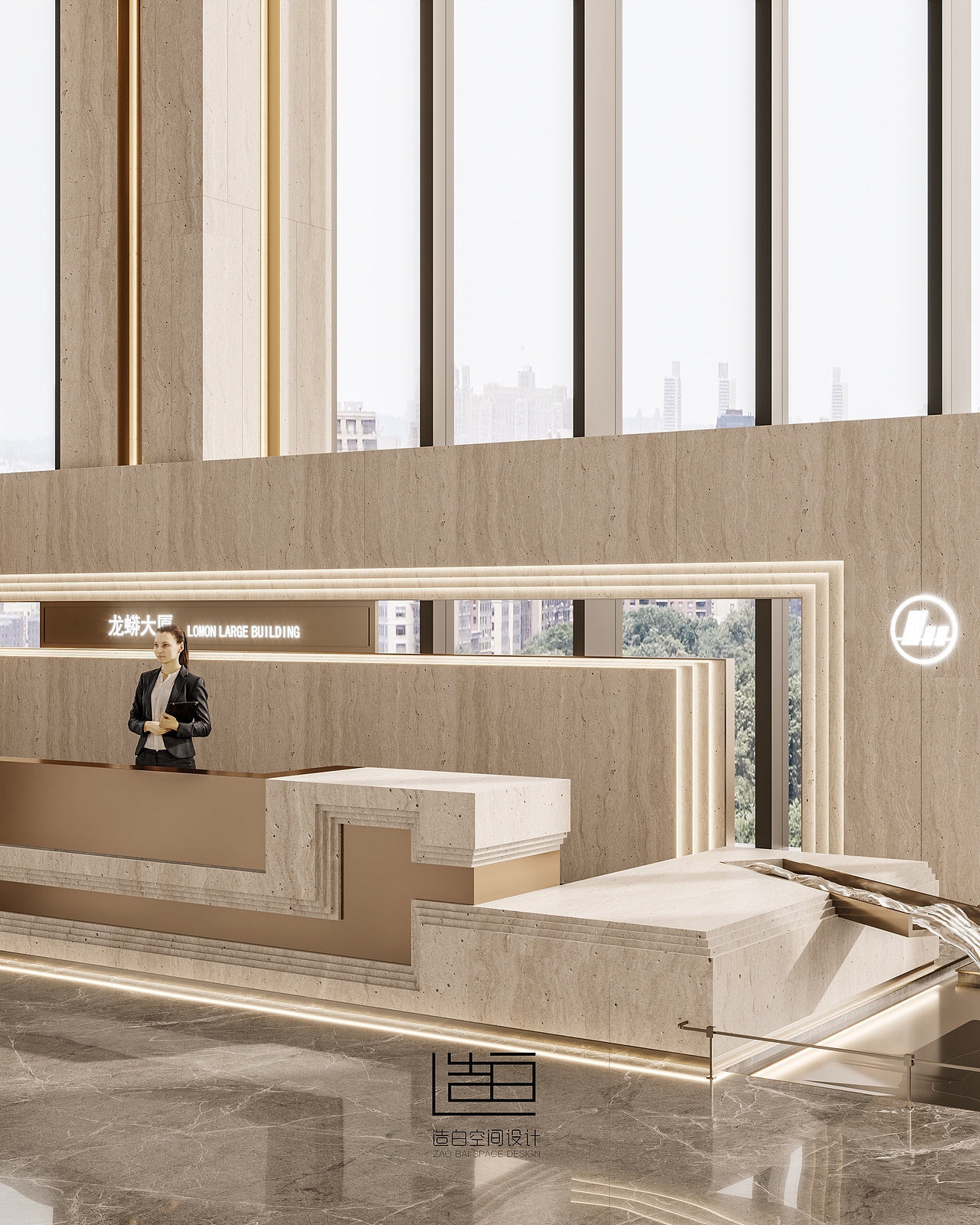 金该表现 | 招商办公设计表现