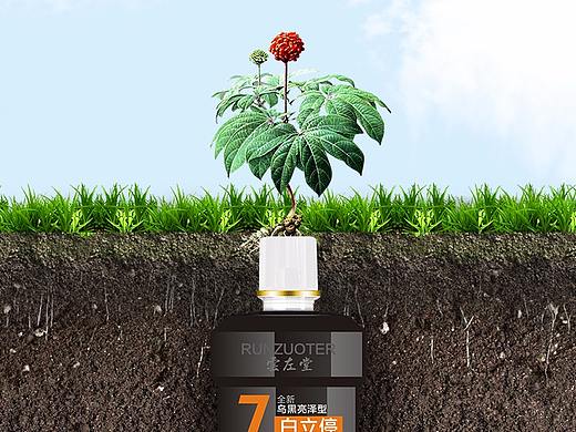 洗发水海报设计