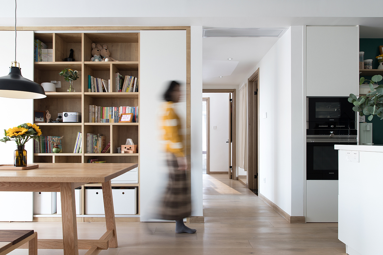 【作品】四季物语 |客厅无沙发我要大书桌,书房式客厅