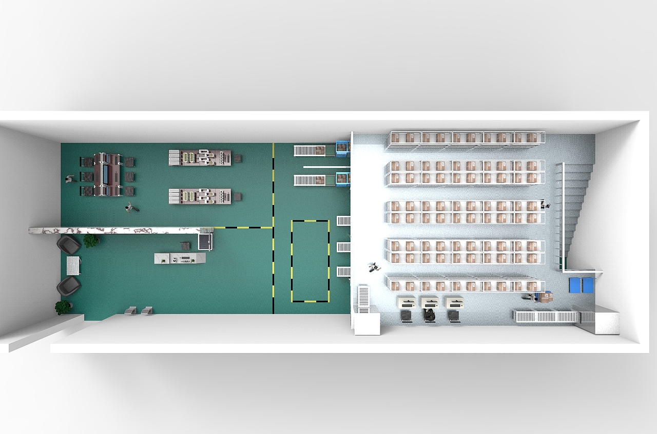 教学物流实验室布局
