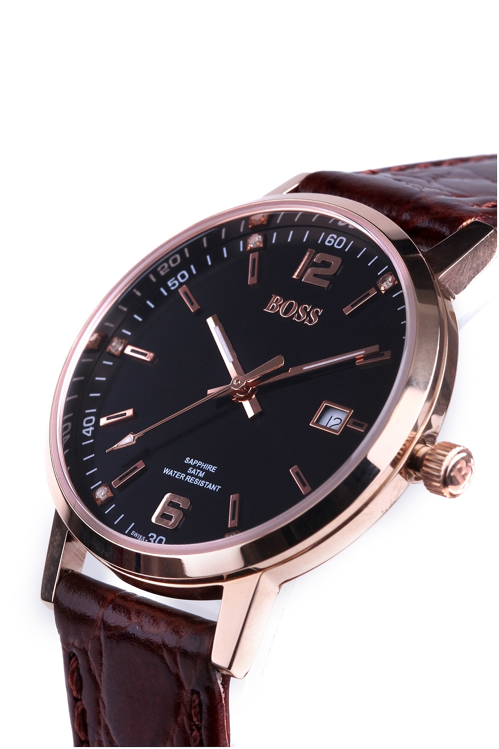 北斗boss手表静物白底场景拍摄