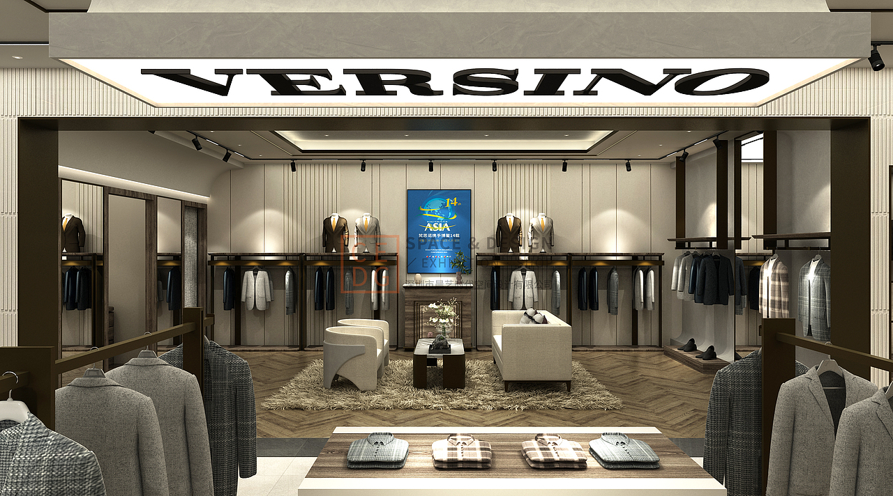 男装-梵思诺品牌空间形象迭代（图ZMzUwMTkyNTE2） - 展陈设计 - 站酷设计师深圳市晨艺时代原创素材 - 站酷ZCOOL