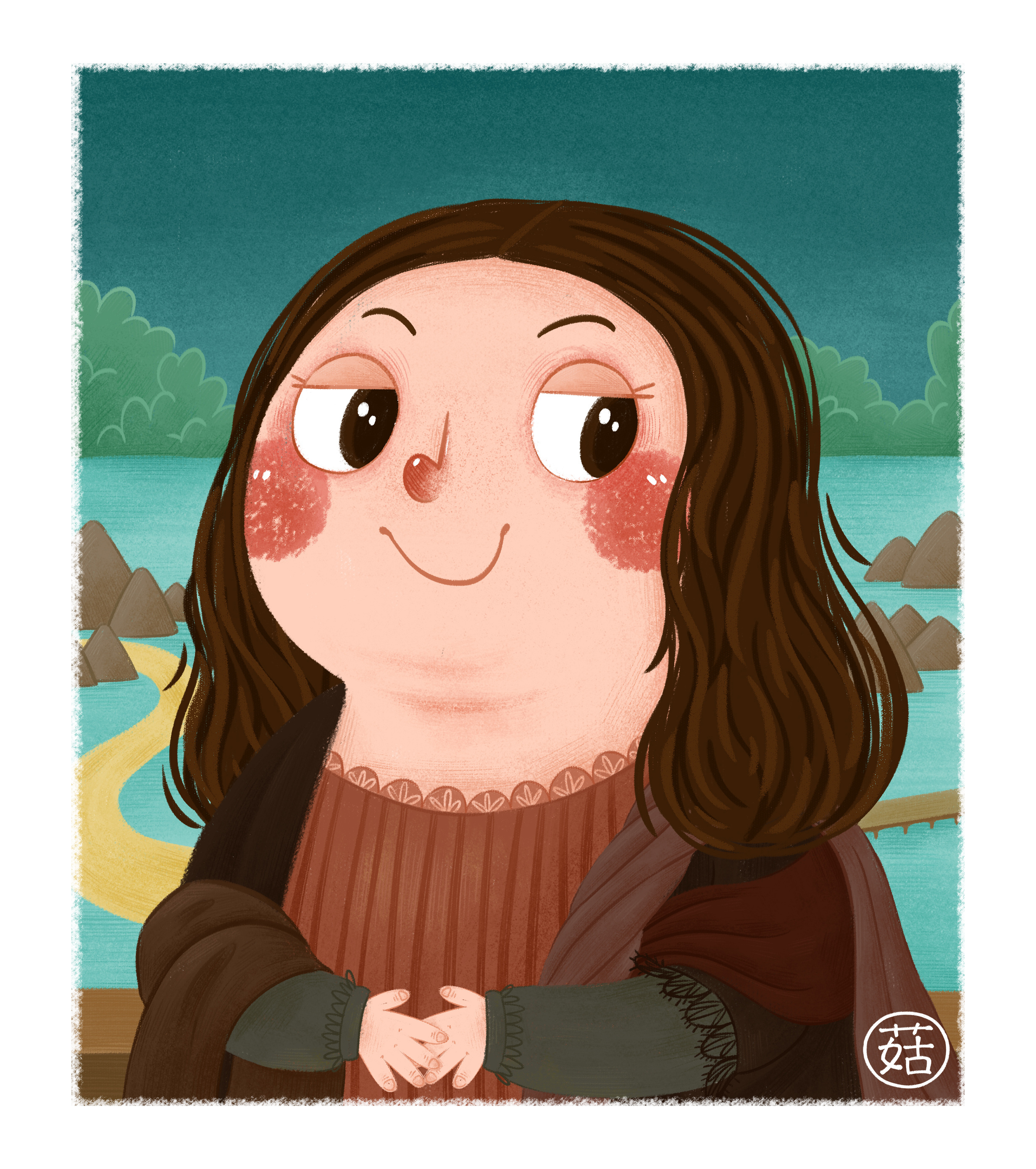 世界名画们|插画|儿童插画|再给我两根葱 - 原创作品 - 站酷 (zcool)