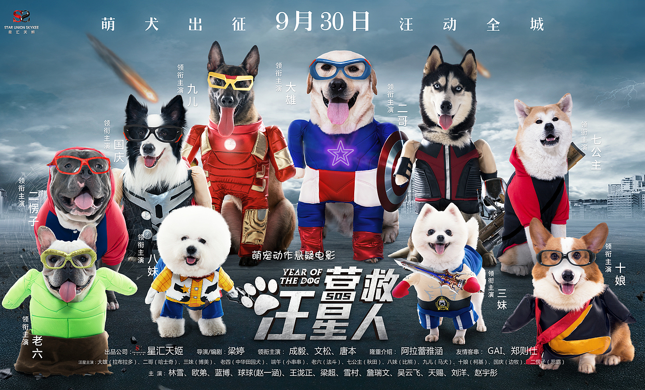 《营救汪星人》复仇者联盟系列海报（图ZMTI2MDc2NDIw） - 海报 - 站酷设计师S7ART原创素材 - 站酷ZCOOL