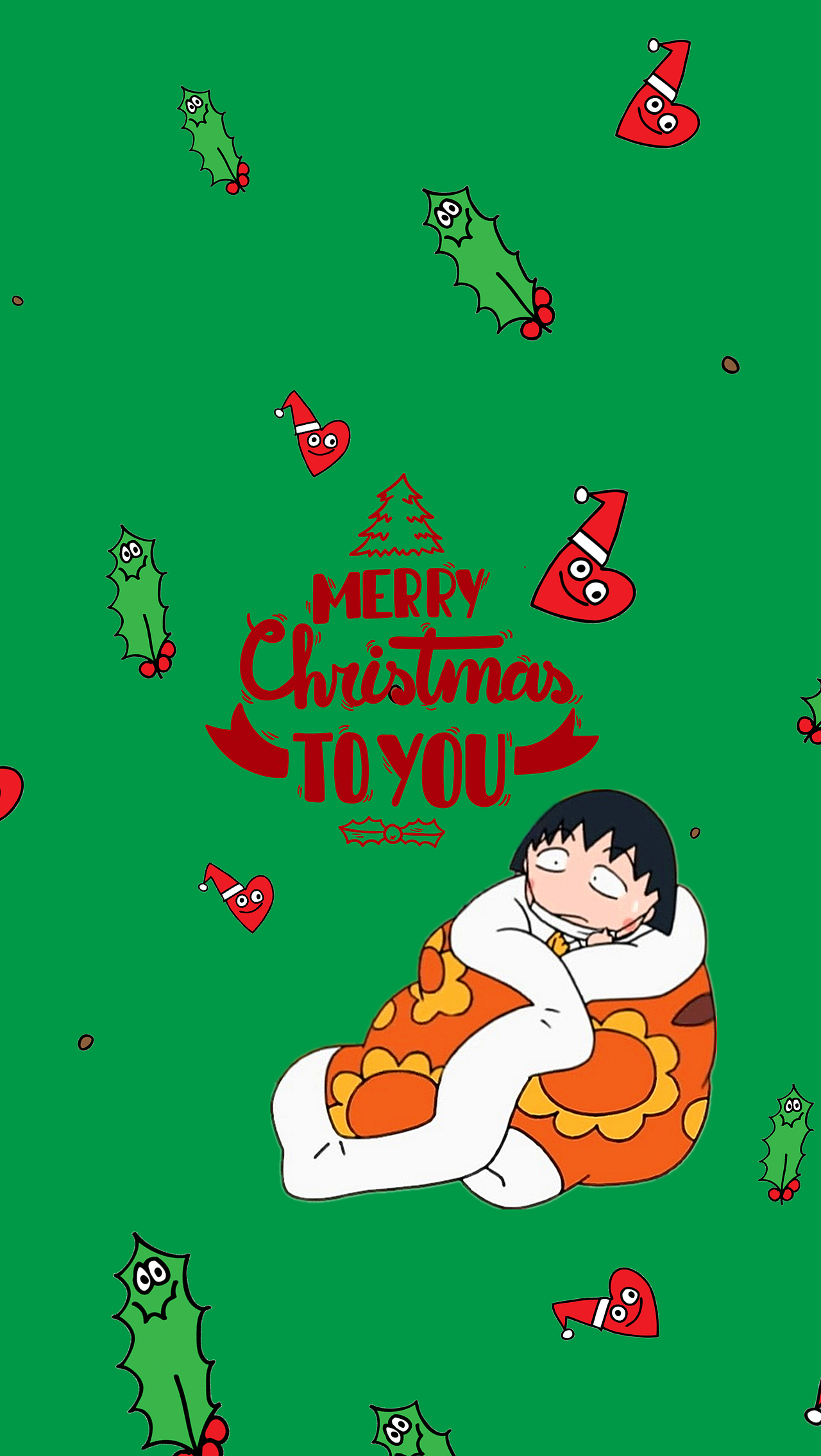 圣诞将至，小丸子说要快乐吖（图ZMTkwNTQ3MjIw） - 其他 - 站酷设计师Wiwe原创素材 - 站酷ZCOOL