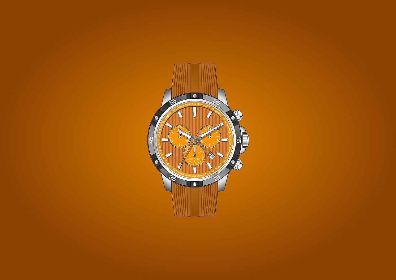 cdr手表设计六针表盘机械手表movtvd53case45mm