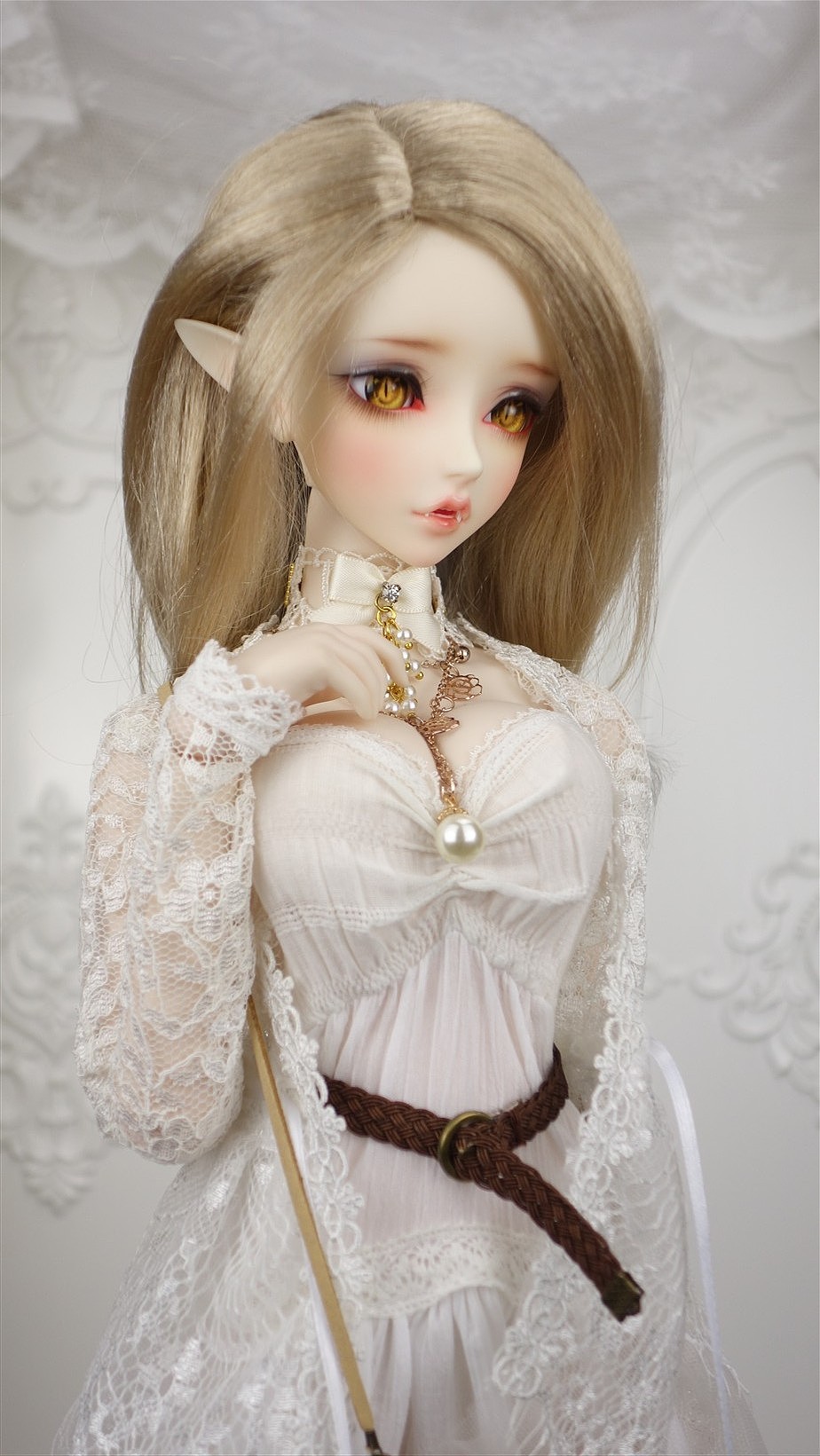 吸血鬼 lisa 三分bjd娃娃 头雕&胸台 3d建模,3d打印原型制作