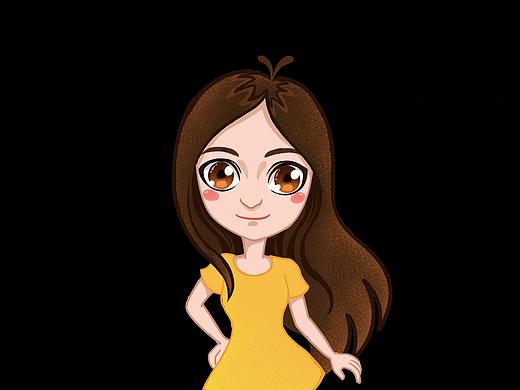 卡通人物形象原创插画