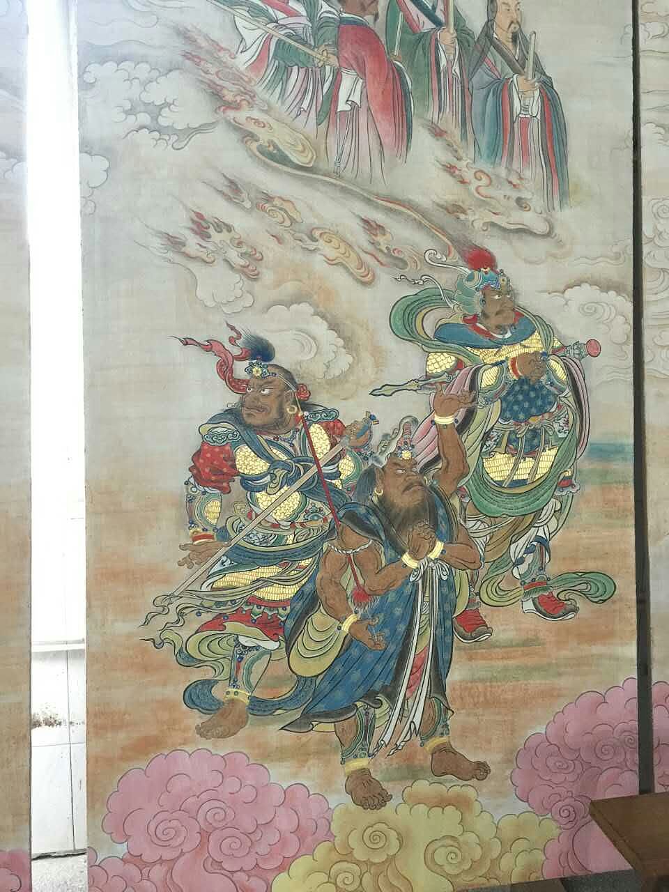 大光画记 山西高平炎帝陵炎帝大殿主体泥墙传统壁画（图ZNzIwNDAwNjA=） - 绘画 - 站酷设计师大光明王原创素材 - 站酷ZCOOL