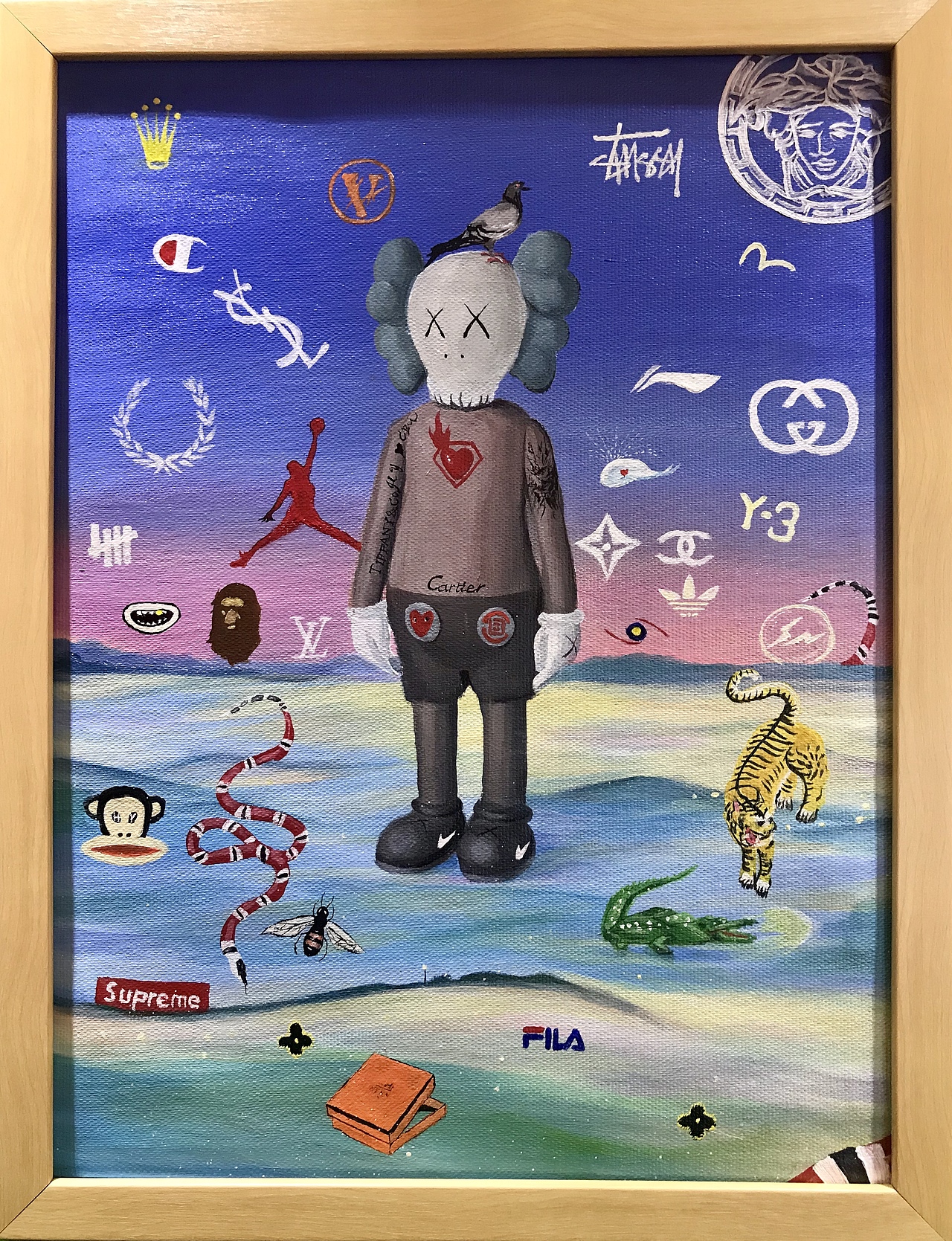 Kaws潮牌系列（图ZMTk2MzYxNDUy） - 绘画 - 站酷设计师陈先生及那些执念原创素材 - 站酷ZCOOL